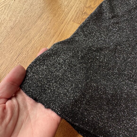 American Eagle Black Shimmer Tank Top Sparkle Size XS - Picture 3 of 7